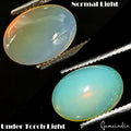 10x7mm Natural Multi Flashy Fire Ethiopian Opal Oval Cabochon 1.70 Ct Gemstone
