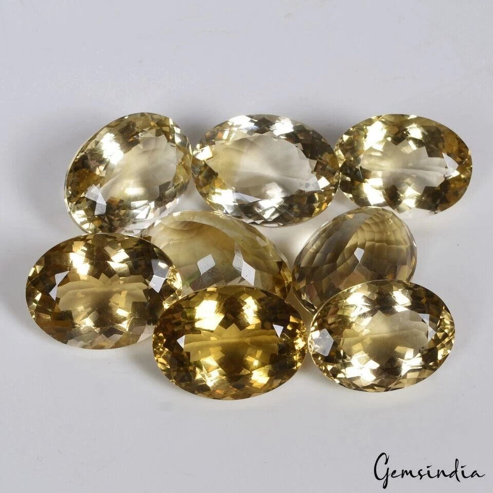 Citrine Loose Gemstone — 19mm to 22mm, 152.00 Ct, Brazil