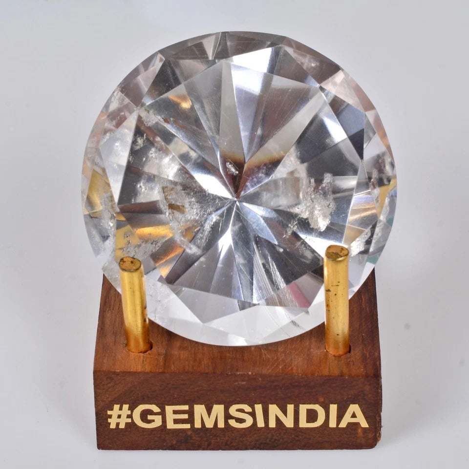 Diamond Loose Gemstone, White — 29 mm, 272.20 Ct, Brazil