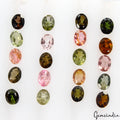 5x4mm Oval Natural Tourmaline Multi color Loose Unheated Gemstones Lot ~ 20 Pcs