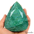 Certified 3690 Ct Natural Brazilian Green Emerald Pear Cut Huge Museum Size Gem