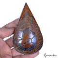 1500 Cts Natural Tiger Eye Rare Hand Carving Pear Huge Size Untreated Gemstone