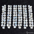 Natural White Moonstone Oval Cabochon Lot 10-11mm Blue Flash Loose Gems 450 Cts