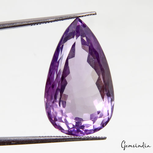 Amethyst Loose Gemstone, Untreated — 24x14x12mm, 29.40 Ct