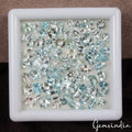 84 Pcs Natural Blue Aquamarine Mix Cut 2.5-8mm Loose Jewelry Gemstones~21.20 Cts
