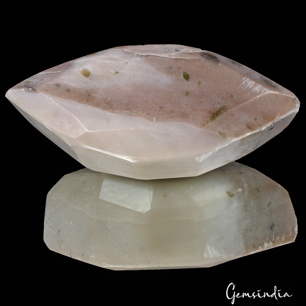 2500 Ct Natural Untreated Rutilated Quartz With Tourmaline Marquise Cut Gemstone