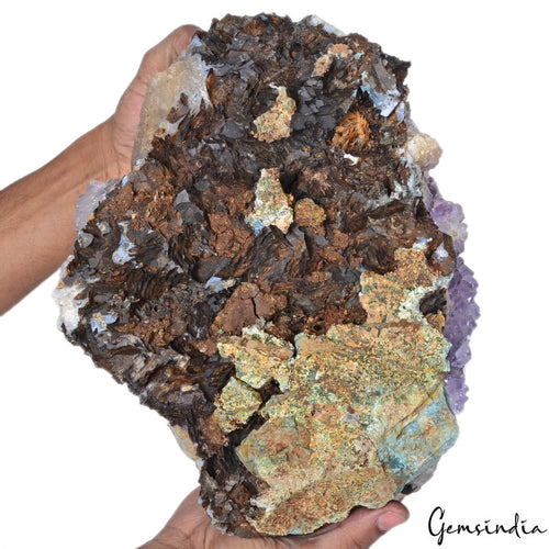Amethyst Geode, Untreated, Purple — 11x8.5x6 Inches, 9.71 Kg (48550 Ct), India