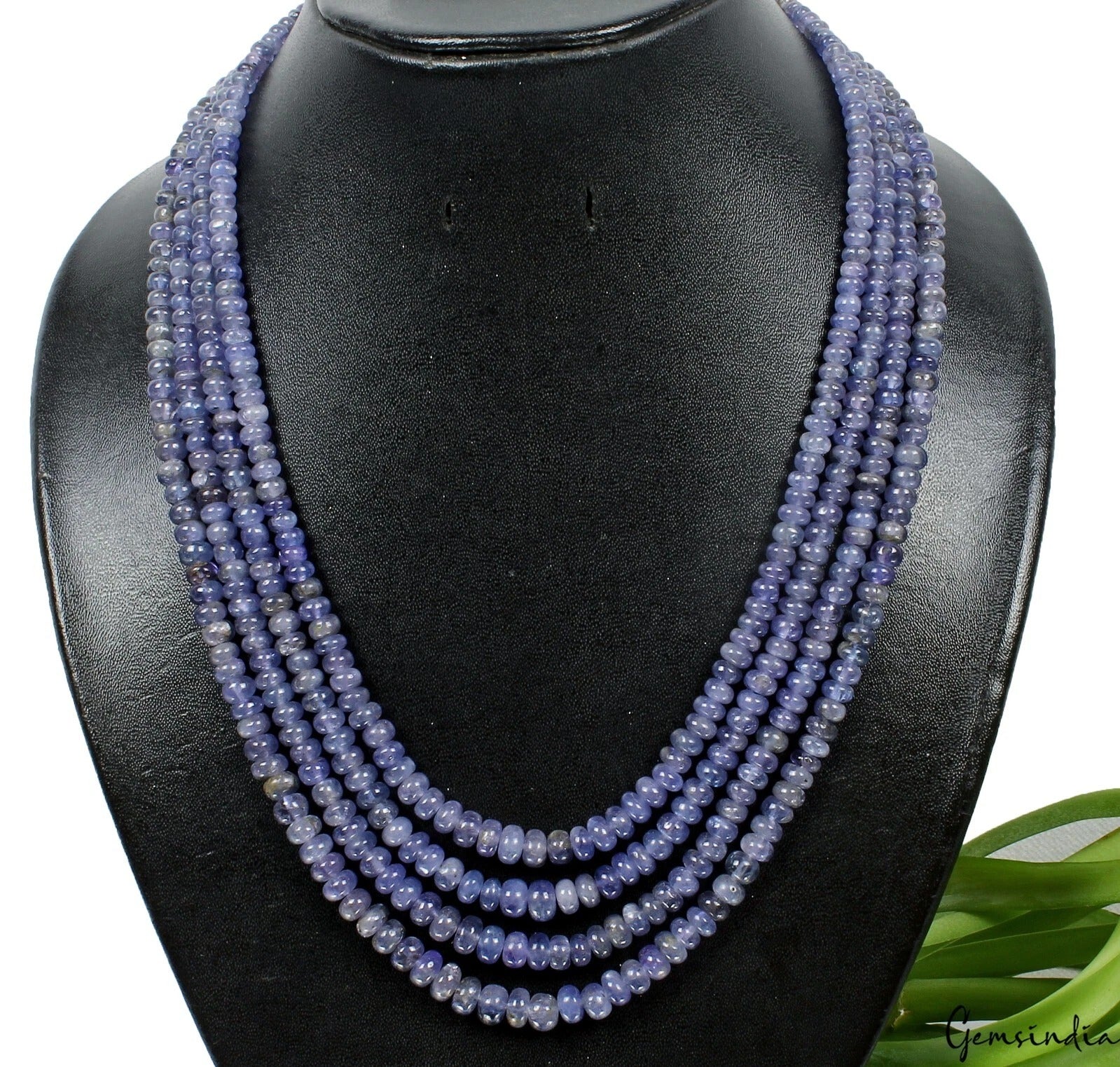 Tanzanite Necklace, Violet — 18", 560 Ct, Tanzania