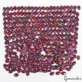 Natural Untreated Red Ruby Certified Lot 200 Ct Oval Cab Loose Gemstones 313 Pcs