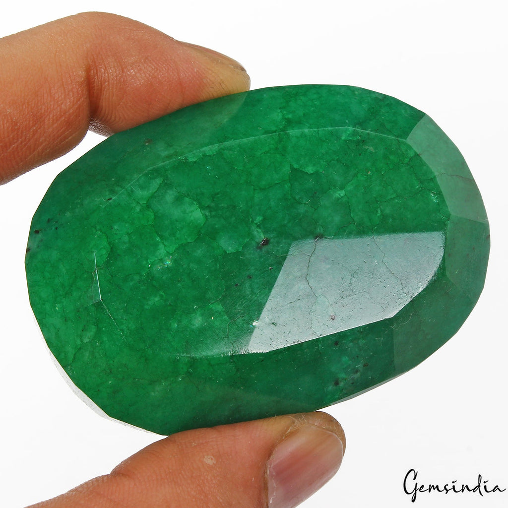 600 Cts Natural Brazilian Green Quartz Oval Faceted Huge Loose Earth mined Gem