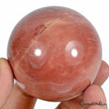 1620 Cts/2.3 in Red Jasper Sphere Crystal Ball Natural Healing Stone Chakra