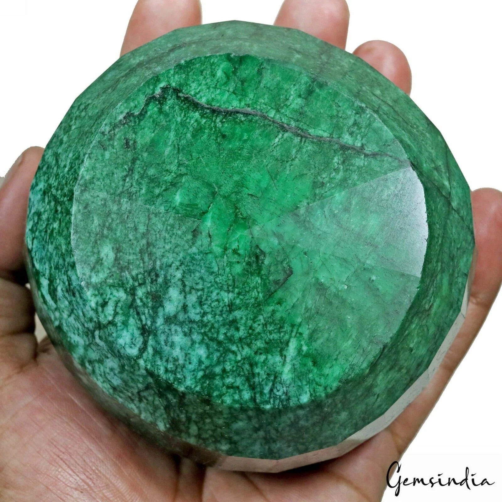 4470 Ct Natural Brazilian Emerald Uneven Round Cut Certified Earth Mined Gems