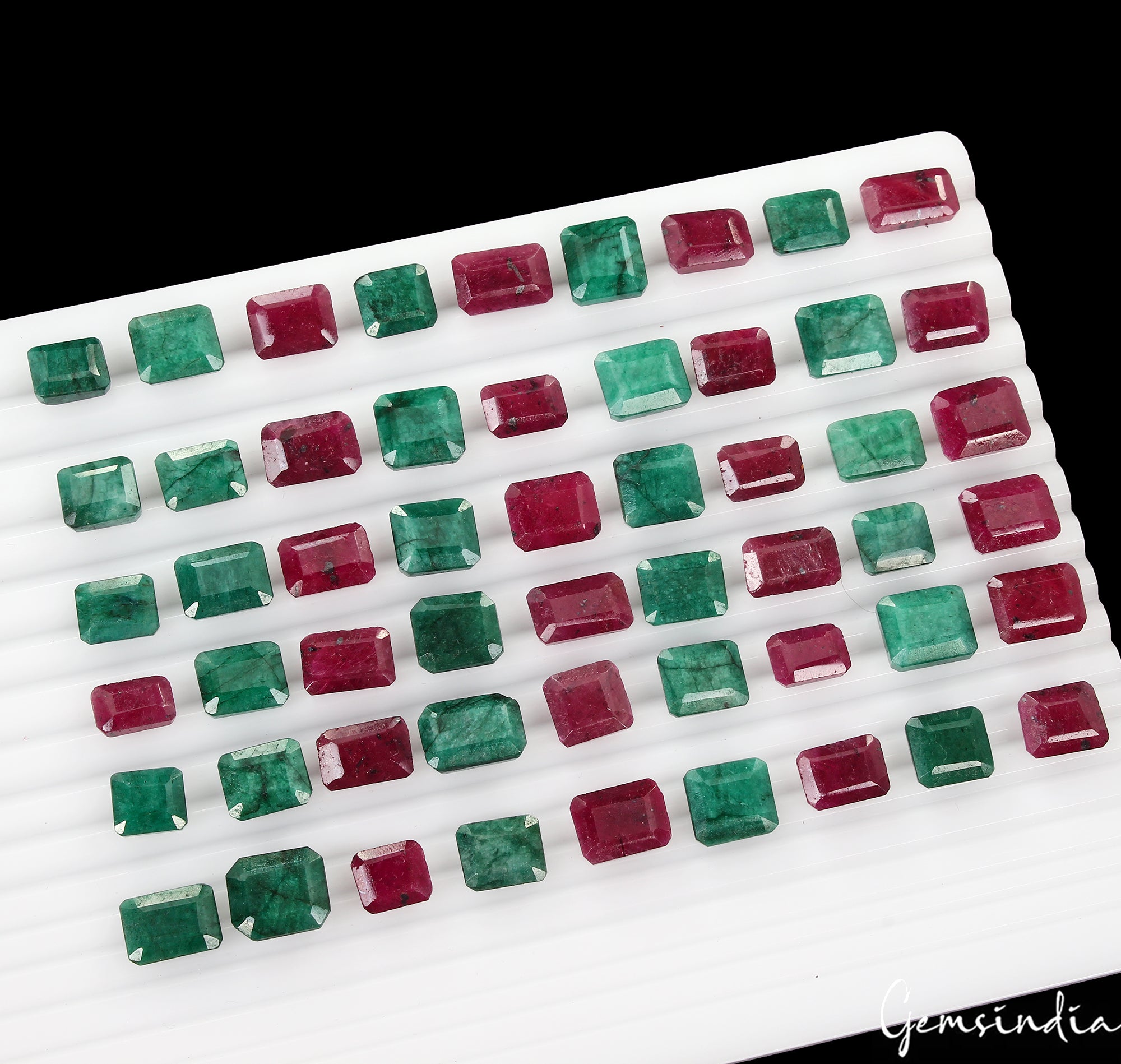 Ruby Lot, Loose Gemstone — 54 Pieces, 9mm to 14mm, 400 Ct