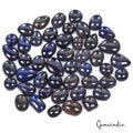 450 Cts/47 Pcs Natural African Blue Sapphire Mix Cab Loose Gems Lot For Jewelry