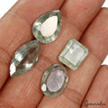 30.00 Ct. Natural Gemstone Aquamarine Green Mix Cut Unheated Brazil 12-21mm Lot