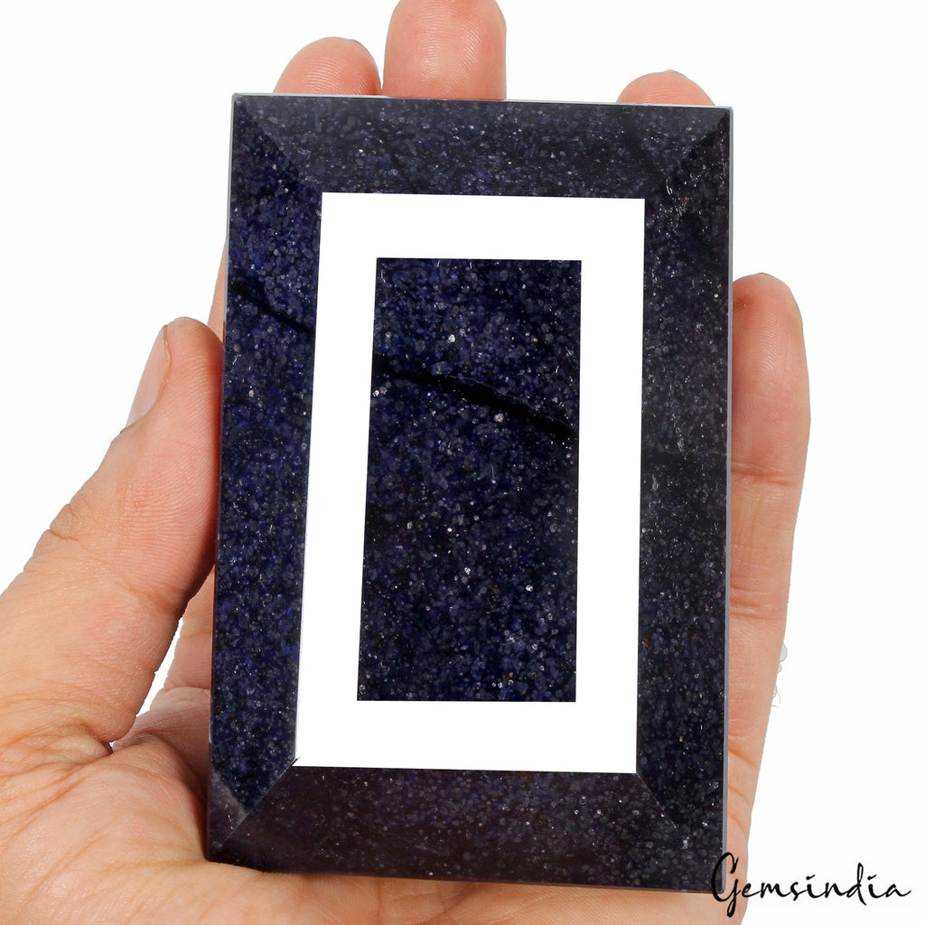3450 Ct Natural Dark Blue Sapphire Faceted Museum Size Earth Mined Huge Gemstone