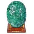 Emerald Carving, Color Enhanced — 111x83x40mm, 3200 Ct, Brazil