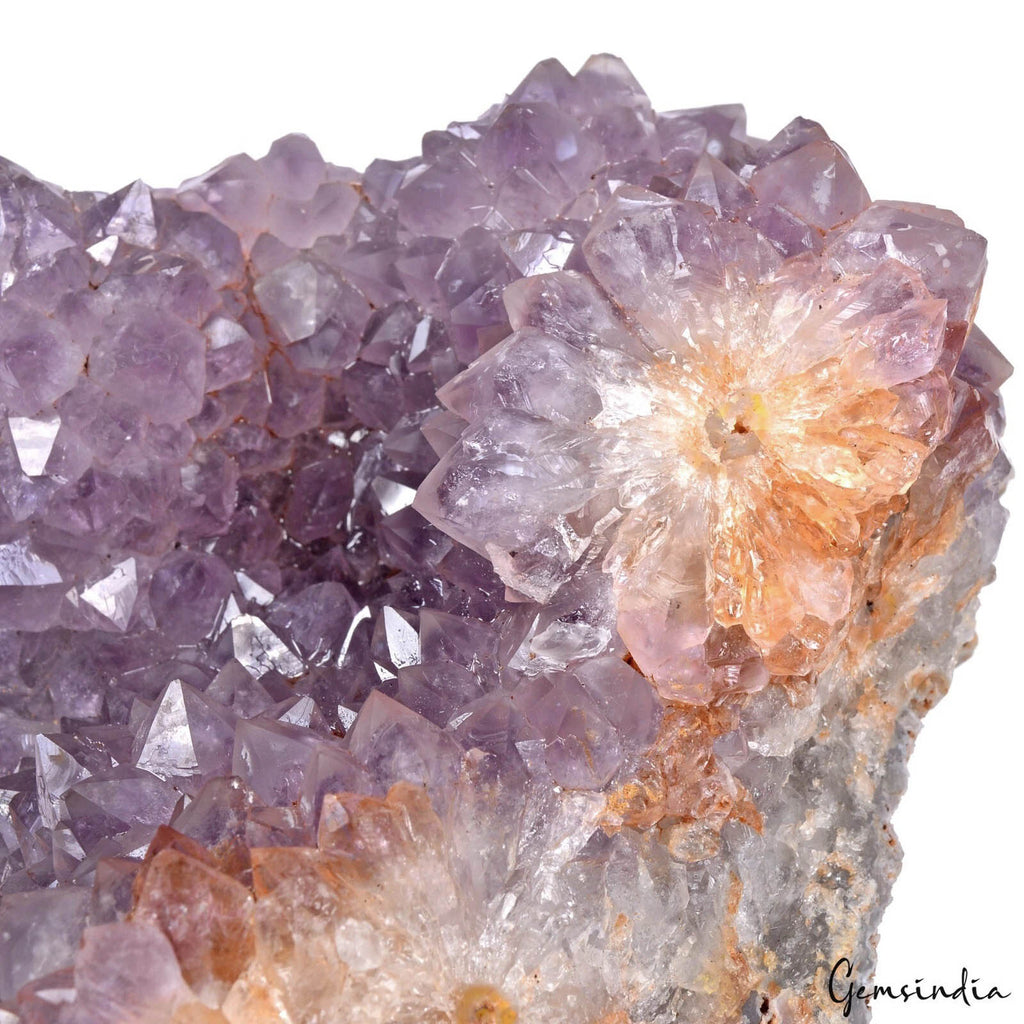 2 Kilo Natural Purple Uruguay Amethyst Crystal Cluster Rough Rock Geode Specimen