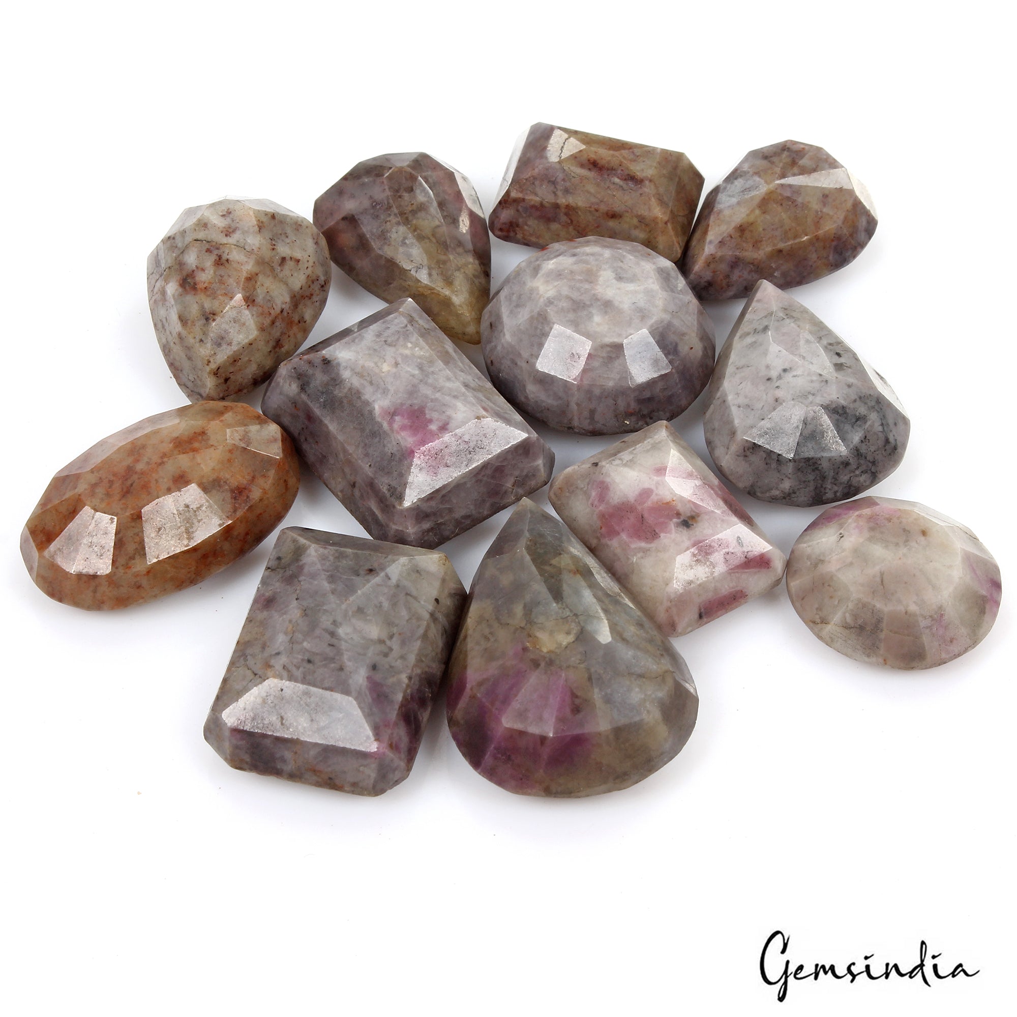 Ruby Lot, Loose Gemstone, Untreated — 12 Pieces, 25mm to 41mm, 1030 Ct
