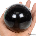 Obsidian Sphere, Untreated, Black — 3.5 Inch in diameter, 4900 Ct, Madagascar