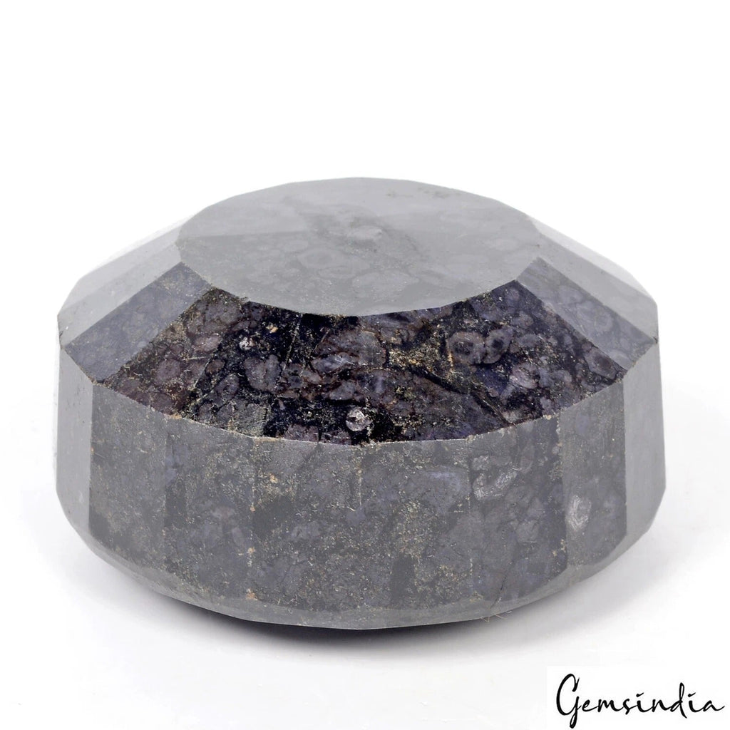 2080 Ct Natural African Dark Blue Sapphire Round Faceted Cut Huge Size Loose Gem