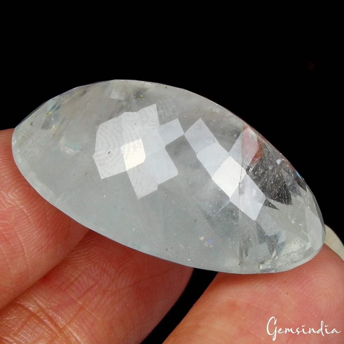 Certified 42.60 Ct Natural Unheated Green Brazilian Aquamarine Oval Gem For Ring