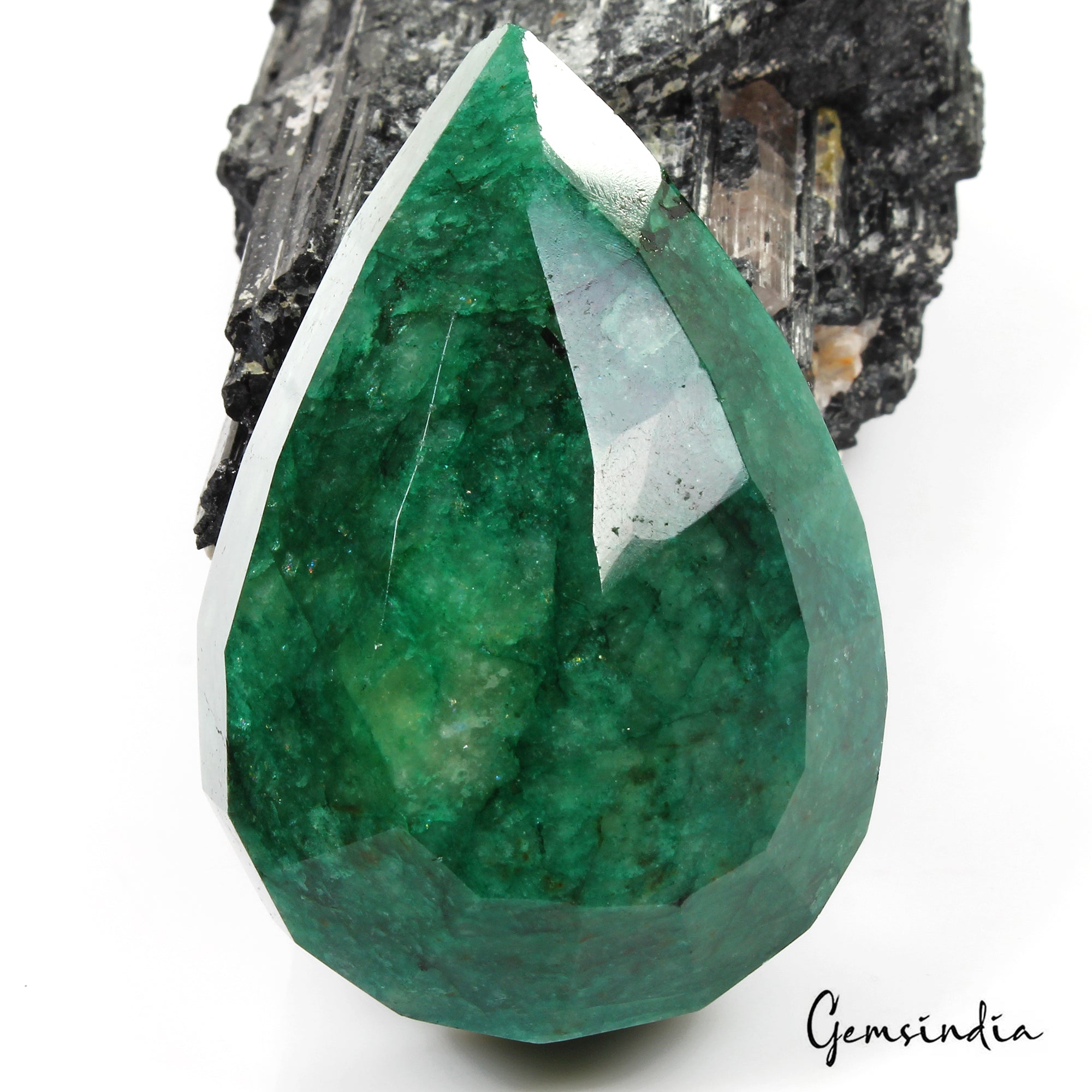 1560 Cts Natural Green Emerald Pear Cut Huge Earth Mined Museum Size Gemstone