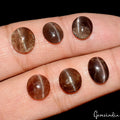 Natural Untreated Spectrolite Cats Eye Oval Cab Loose Gemstones 14 Cts/9mm-10mm