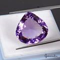 Amethyst Loose Gemstone, Untreated, Purple — 19 x 18 x 10mm, 21.00 Ct