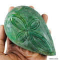 Emerald Carving, Color Enhanced, Green — 110 x 66 x 31mm, 2280 Ct, Brazil