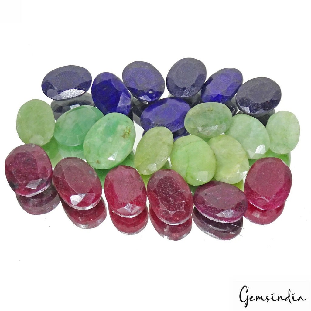 Ruby Lot, Loose Gemstone — 22 Pieces, 14mm to 18mm, 234.80 Ct