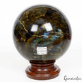 2.6 Kilo Natural Blue Shine Labradorite Crystal Healing Mineral Huge Gem Sphere