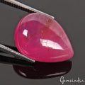 11.50 Cts Certified Natural Ruby Stunning Pink Red Ring size Loose Cabochon Gem