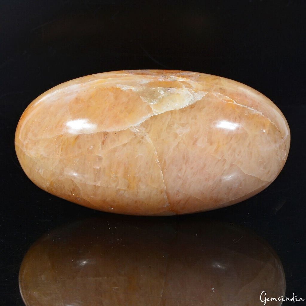 Big Natural Aventurine Stone Egg Oval Shape Healing Crystal Top Quality-530 Gram