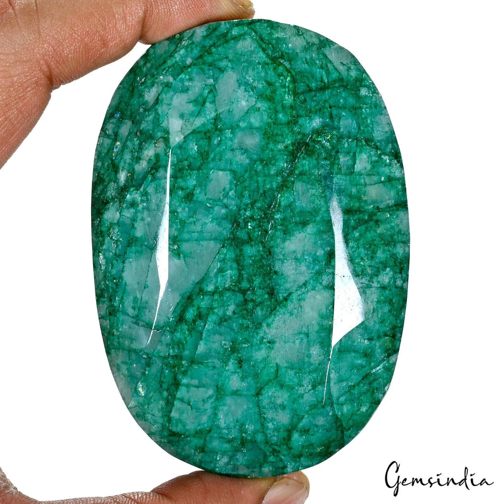 1280 Cts Natural Green Emerald Oval Cut Huge Earth Mined Museum Size Gemstone