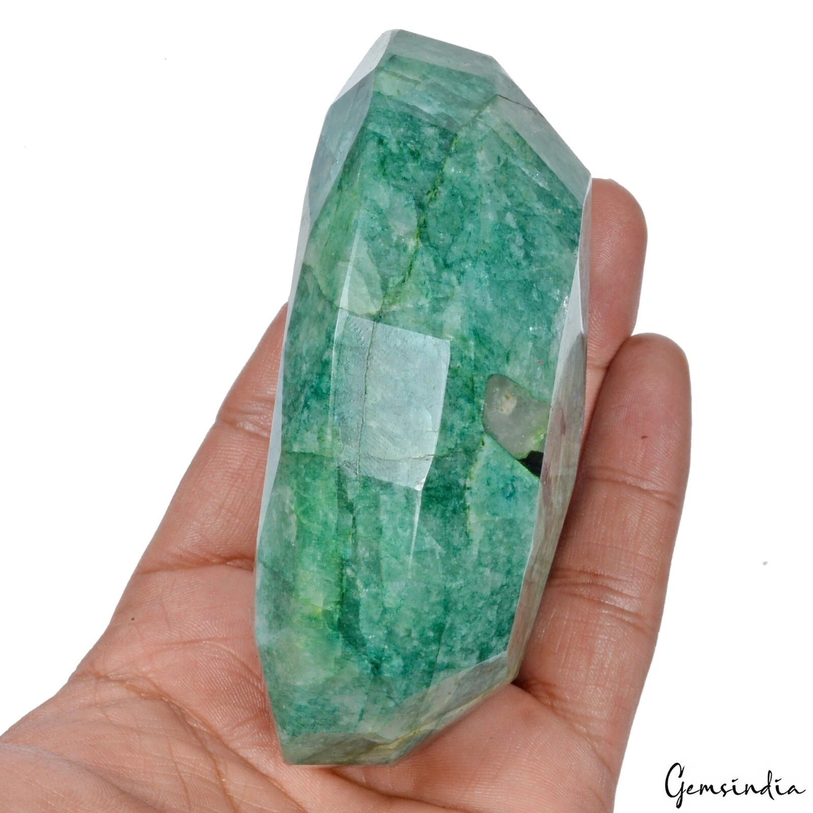 Emerald Loose Gemstone, Green — 111x68x40mm, 2280 Ct, Brazil