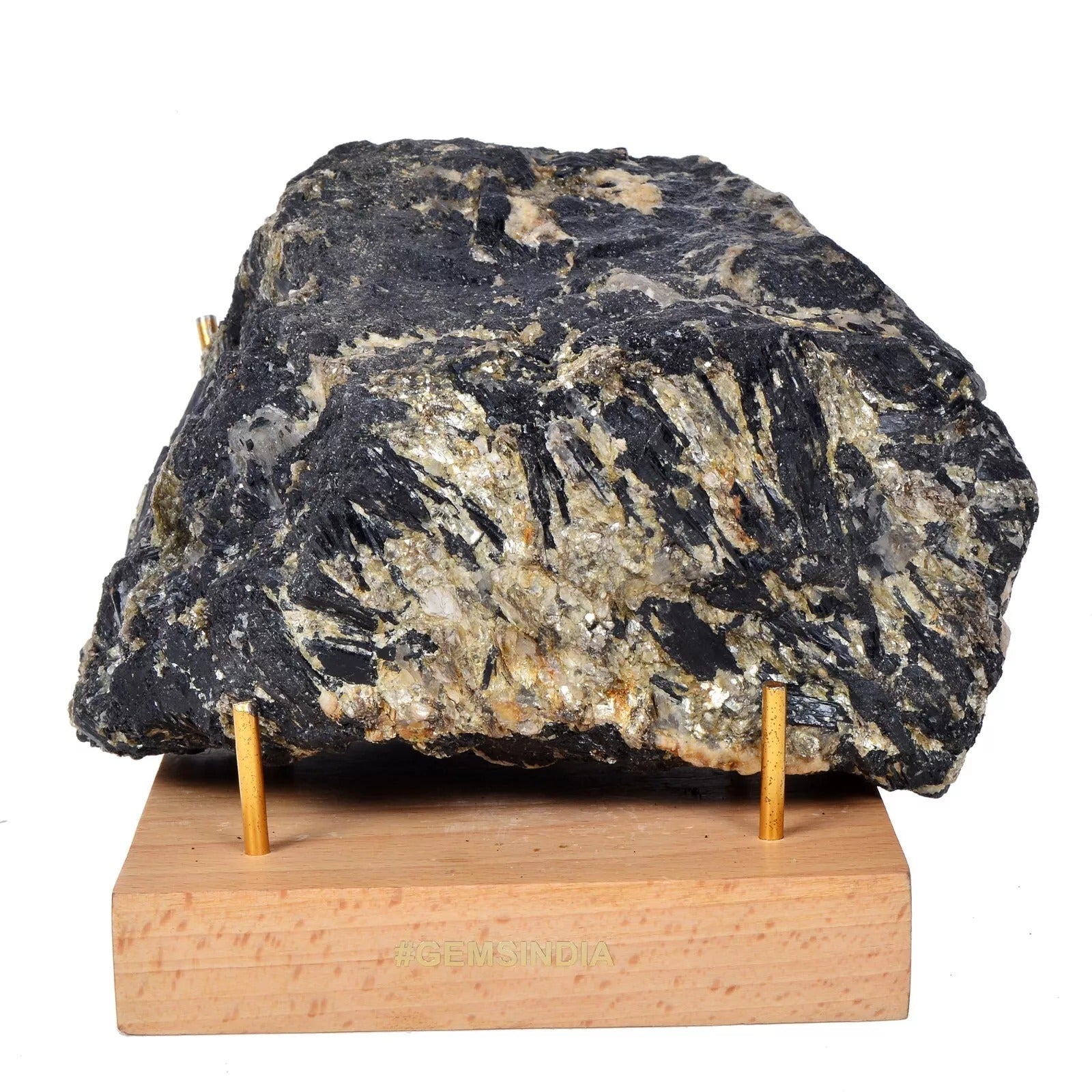 2.7Kg Natural Black Tourmaline Original Specimen Quartz Crystal Rough Stone Rock
