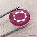 Certified 9.70 Cts Natural Mozambique Heated Red Ruby Oval Cut Precious Rare Gem