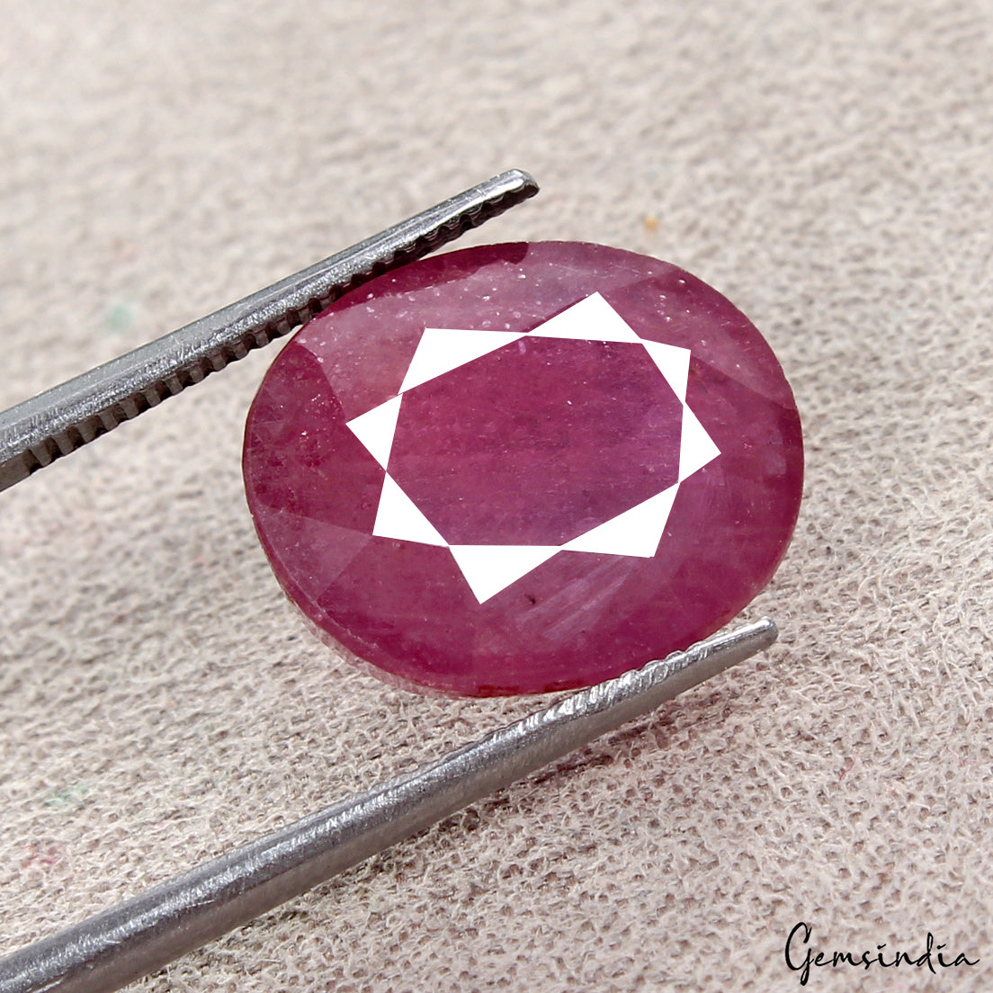 Certified 9.70 Cts Natural Mozambique Heated Red Ruby Oval Cut Precious Rare Gem
