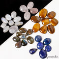 1000 Ct/35 Pcs Natural Multi Color Treated/Untreated Mix Gems Assorted Shape Gem