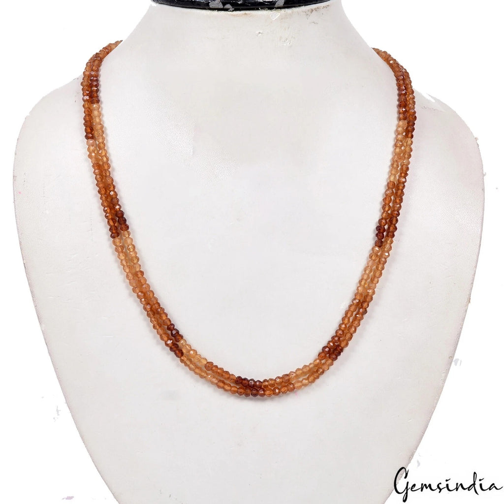Garnet Necklace, Untreated — 3mm, 127.60 Ct, Sri Lanka
