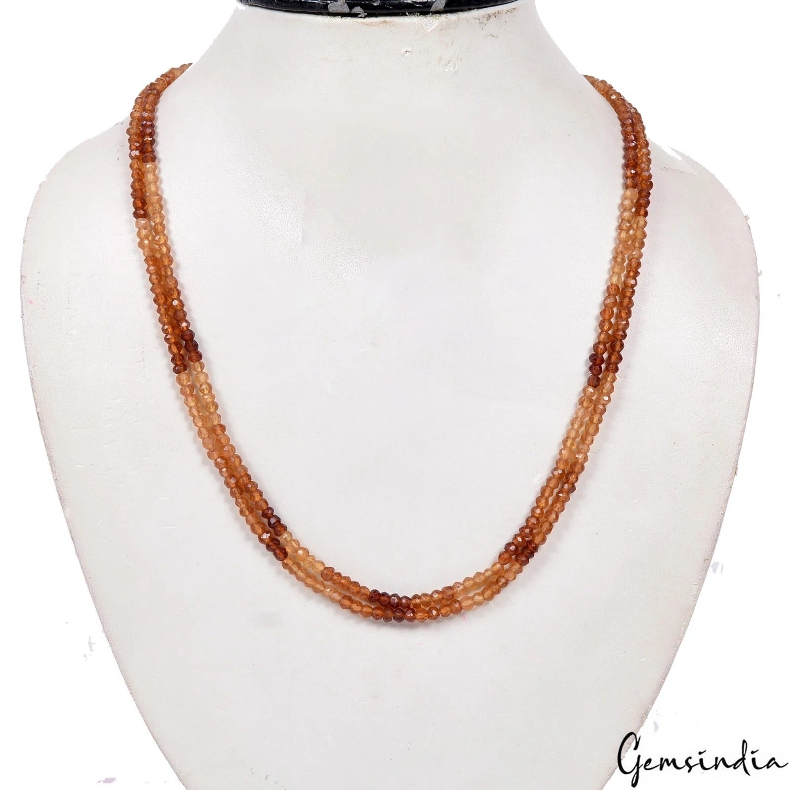 Garnet Necklace, Untreated — 3mm, 127.60 Ct, Sri Lanka