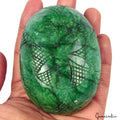 2300 Ct Natural Green Brazilian Emerald Oval Cut Carving Earth Mined Huge Gems