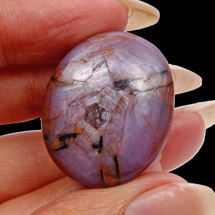 Ruby Cabochon, Oval Cabochon, Untreated — 28x24x13mm, 115.80 Ct
