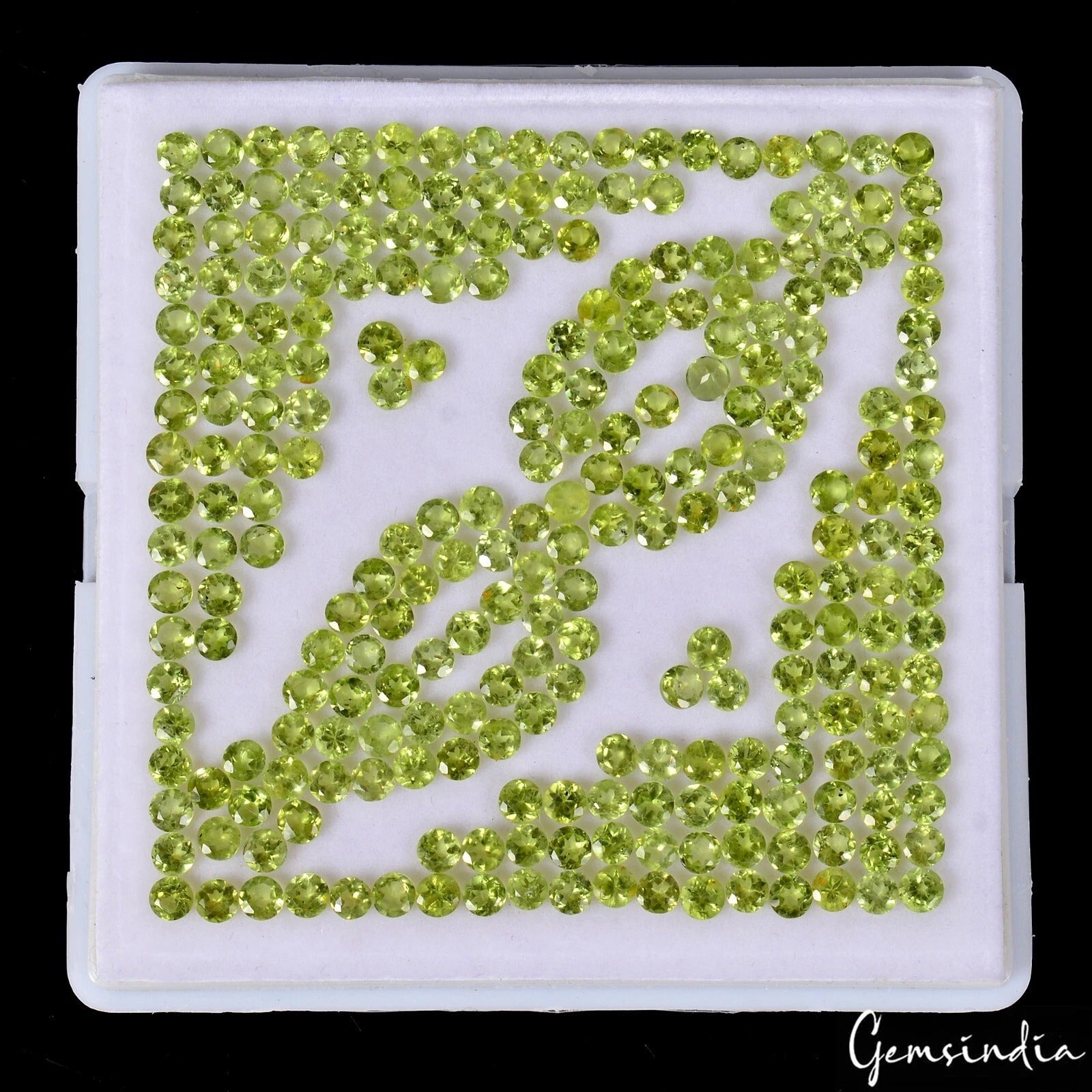 64.00 Ct 100% Natural Top Quality, Vivid Green Peridot, Round Cut Loose Gemstone
