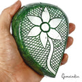 Certified 3980 Cts Natural Brazilian Top Green Emerald Pear Hand Carved Huge Gem