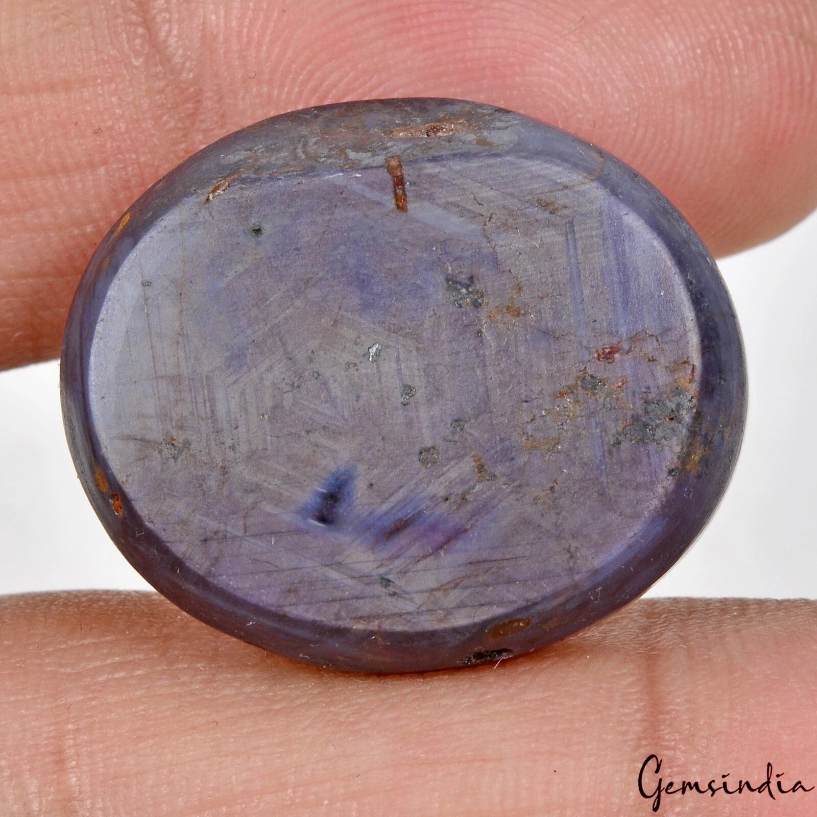 Ruby Cabochon, Red — 25x22x10mm, 66.30 Ct