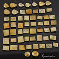 550 Cts/56 Pcs Natural Untreated Yellow Beryl /Heliodor Mix Cut Loose Gems Lot