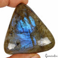 Labradorite Cabochon, Fancy, Untreated — 58x55x12mm, 290 Ct