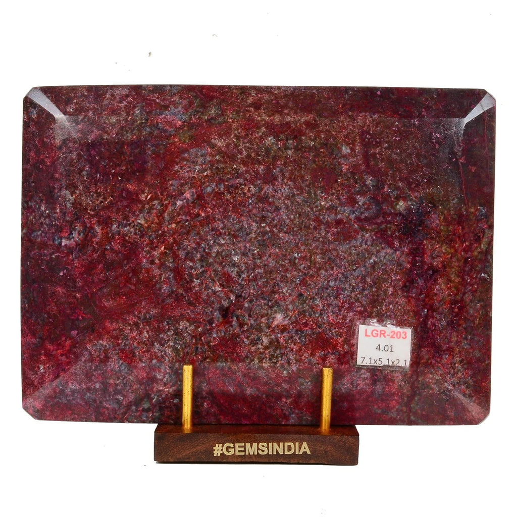 Ruby Loose Gemstone, Octagon Cut, Color Enhanced — 7.1x5.1x2.1 Inches, 20050 Ct (4.01 Kg), Madagascar